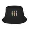 Tiki Surfboards Bucket Hat Trucker Hats Snapback Cap Womens Hats Unisexs