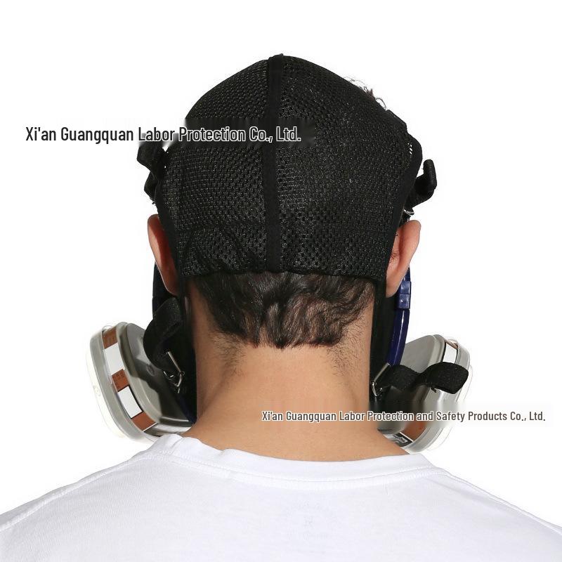 8100 Sphere-D Full Face Respirator Mask for Spray Painting, Chemicals, Pesticides, and Dust, with Wide Field of View