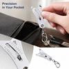 Portable Precision Thread Size Checker Keychain for Fastener Size Identification