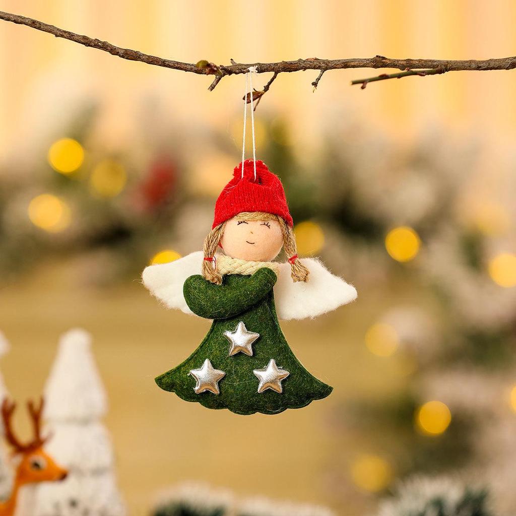 Colección de Colgantes de Muñecos de Tela Nuevos 2025: Adornos para el árbol de Navidad y pequeños regalos