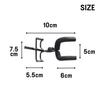 JP Number Guitar Hanger, Wall-Mounted Hook for Nets, Racks, Storage, Stands, and Interior Use, Total Length 10cm (Set of 2)