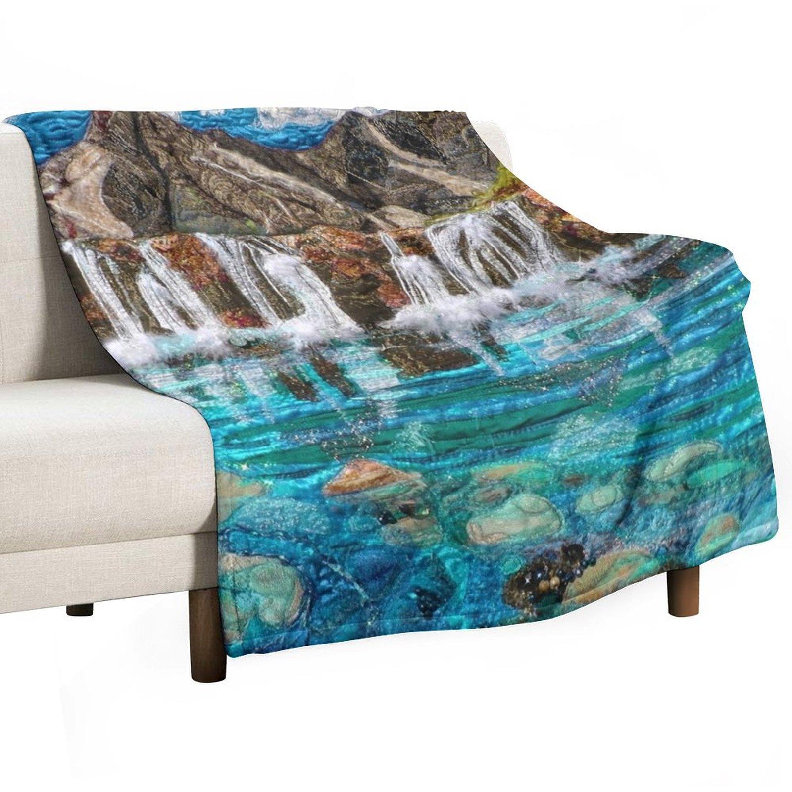 

Magical Fairy Pools Throw Blanket Sleeping Bag for winter Beach Single Blankets 30x40in