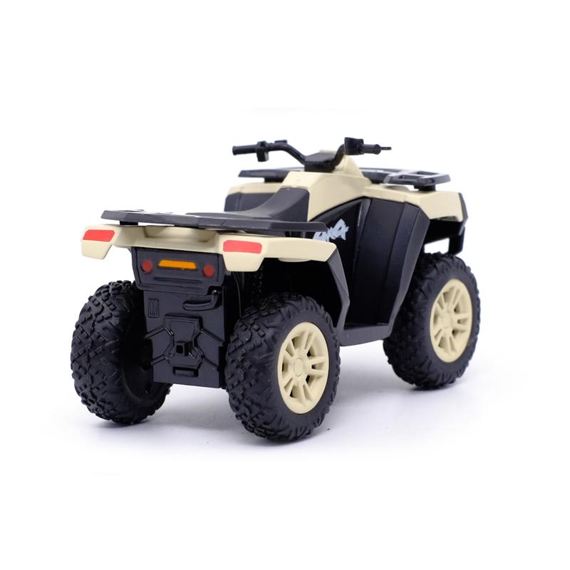 RMZ CITY ATV All Terrain Beach Off-road Vehicle Alloy Diecast Car Model Toy With Pull Back For Children Gifts Toy Collection