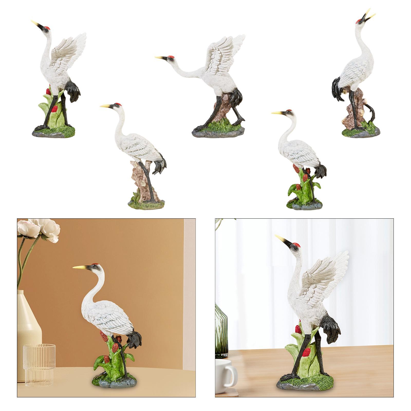 Статуя журавля из смолы — фото 3