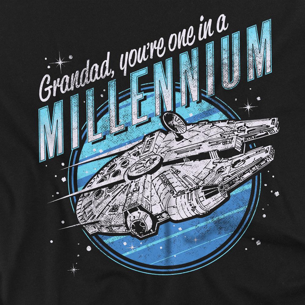 Star Wars Mens Grandad One In A Millennium Long-Sleeved T-Shirt