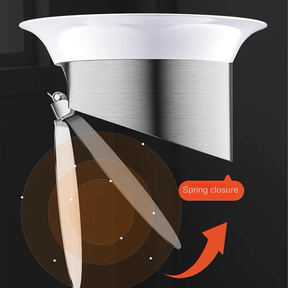 Prevent Backflow Toilet Odor Stopper Stainless Steel Sewer Anti-smell Plug  Bathroom Fitting