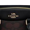 Coach Darcie 26 Zipper Closure Monogram Print Coated Canvas And Smooth Leather Mini Shoulder Crossbody Handbag Women handbag Black CH174-IMAA8