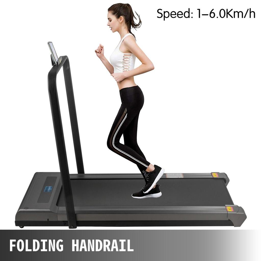 Under Desk Treadmills Working Treadmills For Running, Led Treadmill For Home Running Machine With Remote Control, 1-6.0km/h Speed Portable Slim