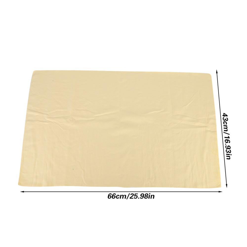 Deerskin Fabric Pet Towel Soft Texture Ultra Absorbent Dog Bath Towel Reusable Lightweight Absorbent Pet Towel Bath Time Use