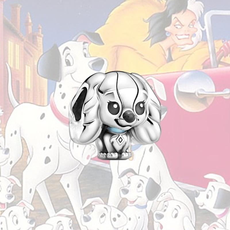 

101 Dalmatians Villains Cruella De Vil Charm Bead Charms Dangle Authentic Compatible With copper Bracelets Necklaces Bead Charms Ideal For Diy Jewelle