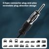 5M Universal Car Radio FM Antenna Signal Amplifier Booster High Gain Enhanced Reception for Auto Marine Boat RV Vehicle 12V