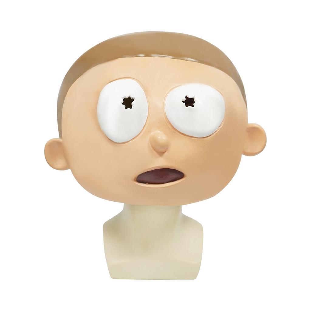 Rick And Morty Professor Latexmaske Halloween Anime Cosplay Kopfbedeckung DIY Spaß Geeignet für verschiedene Festivals