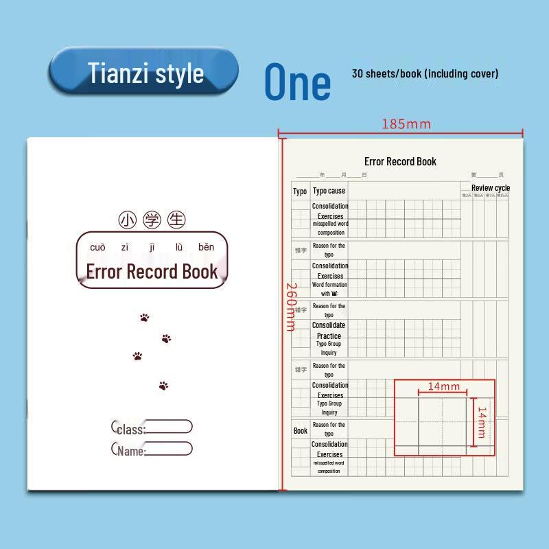 Victor Student Error Record & Dictation Notebooks