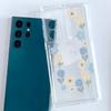 Modré pouzdro na telefon Tulip pro Samsung Galaxy S23 S23ultra S22 S22ultra S21 Plus S20ultra S20 Fe Květinová pouzdra Transparentní měkký kryt