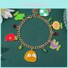 Plants Vs Zombies Cartoon Bracelet Zinc Alloy Jewelry For Men And Women Gift