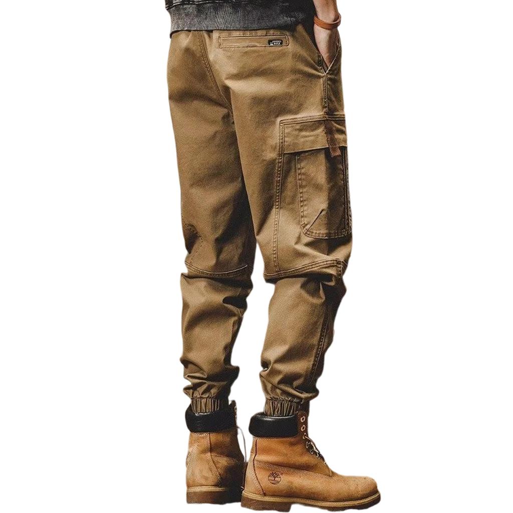 Men's  Leisure  Loose  Straight Cylinder  Big Size  Wide Legs  Workwear  Trousers
