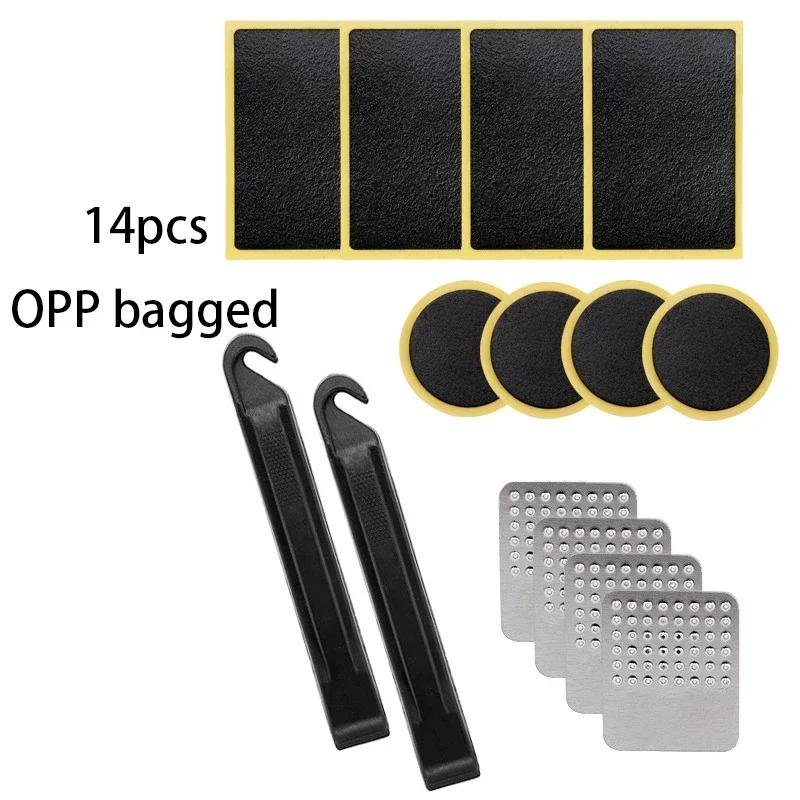 Quick-Fix Glue-Free Bicycle Tire Repair Patche 1/30/50pcs Durable Protection for Mountain Road Bikes with Easy Application amagi