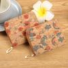 Retro Print Women's Coin Purse and Card Holder - Cork Texture Wallet 2025