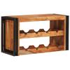 Wine Rack Brown 80 X 45 X 33 Cm Solid Acacia Wood