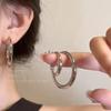 2024 Trendy Silver Hoop Earrings for Women – S925 Needle, Round Shape, Elegant and High-End.