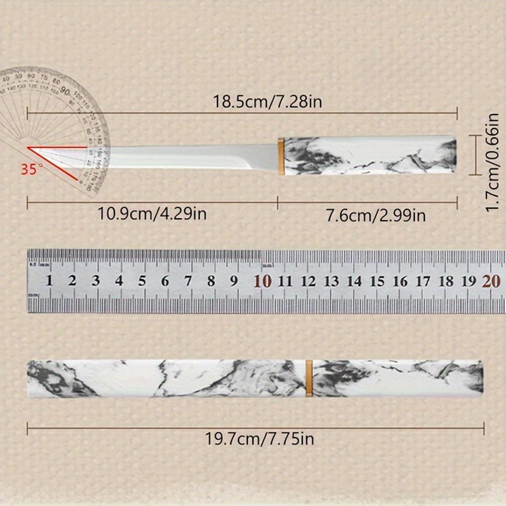 Stainless Steel Utility Knife Kitchen Peeling Fruit Knife Barbecue Cutting Fishing Knives with Cover