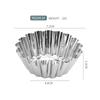 Mini Aluminum Alloy Tart Molds Cupcake Cookie Pudding Pie Mould Non-stick Party Baking Tools Muffin Cups Pastry Accessories