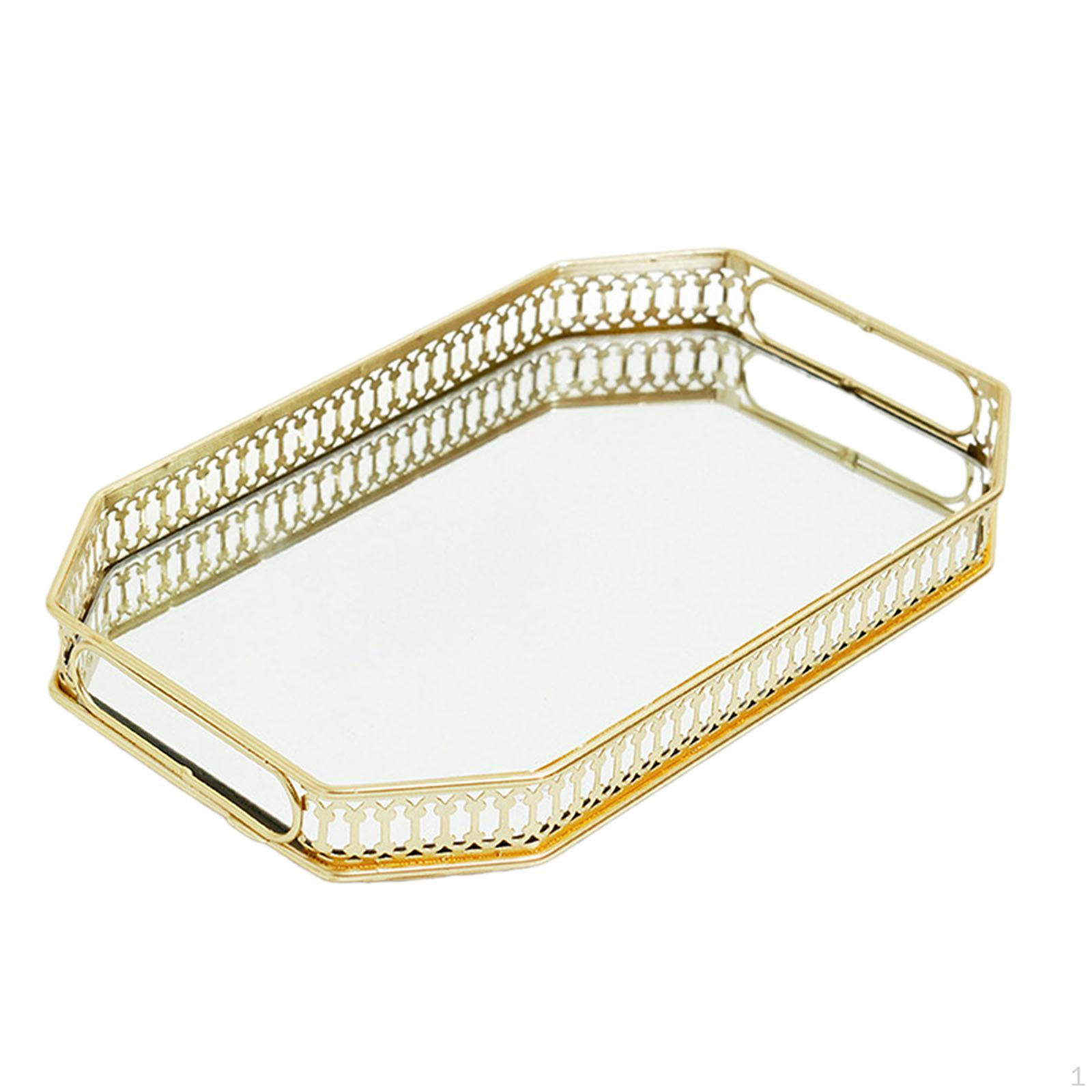 

Поднос косметический флакон духов декоративный для туалетного столика Size B