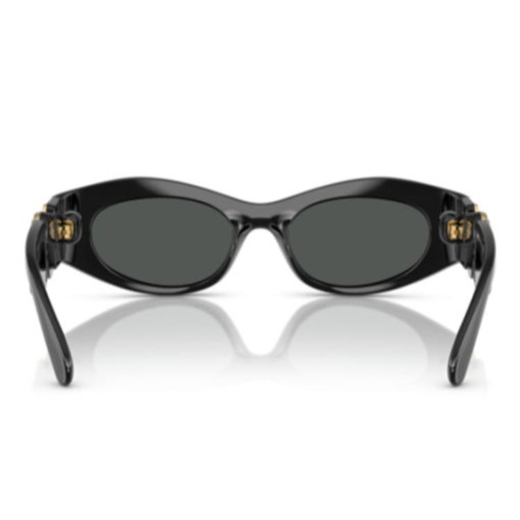 Versace Solid Design Cat Eye Sunglasses Women Sunglasses Black VE4480U
