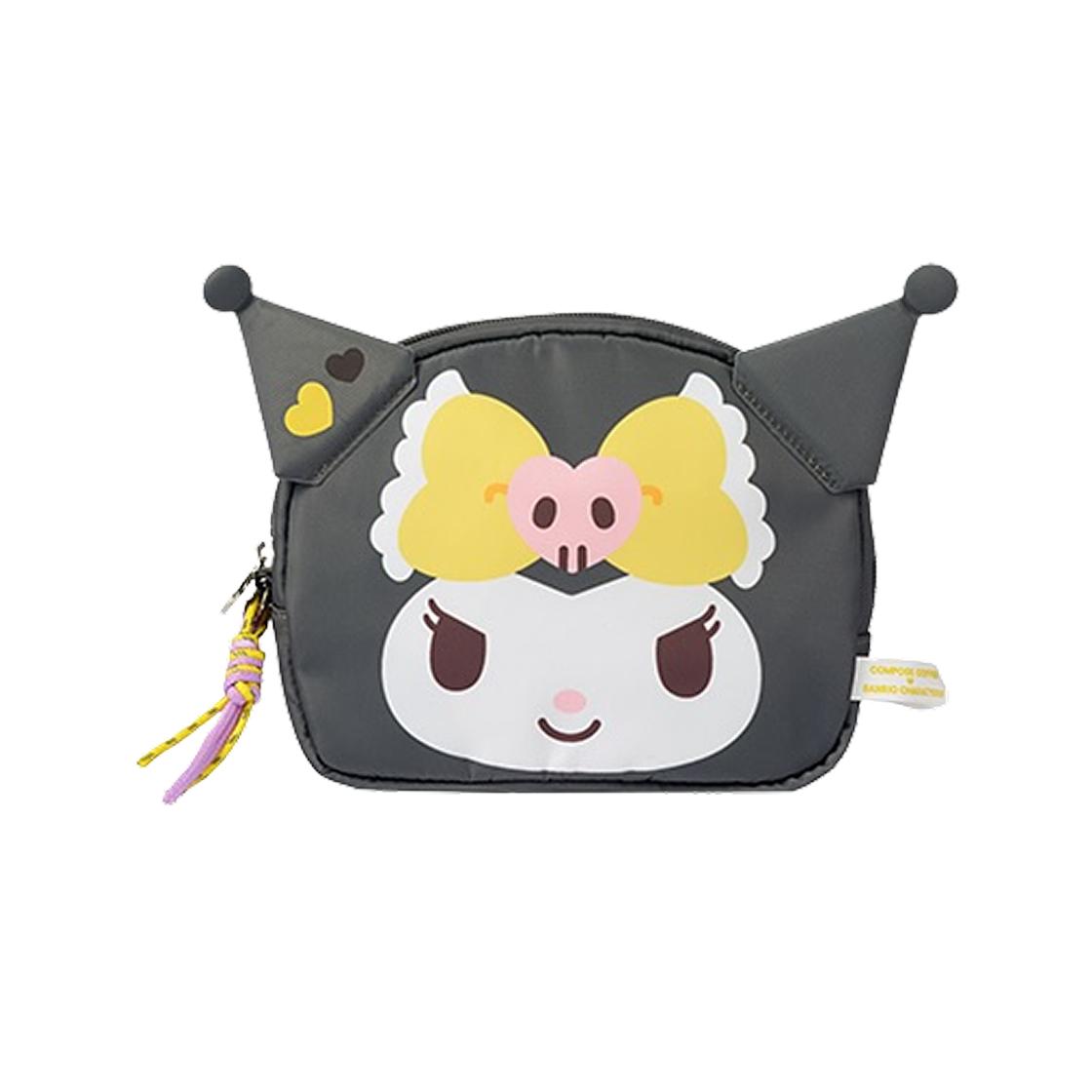 Sanrio x Compose Coffee Sanrio Characters Pouch Kuromi Black ONE SIZE