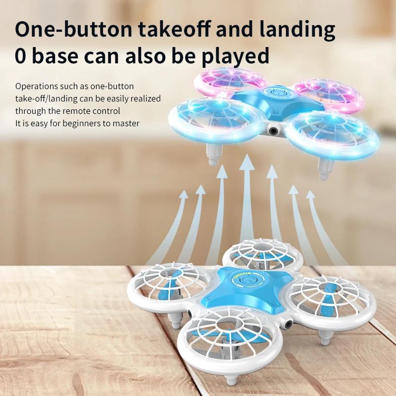 Mini Ufo Drone Toy RC Plane Dron Altitude Hold Radio Controlled Helicopters Aircraft Obstacle Avoidance Toy Racing Drones Toys