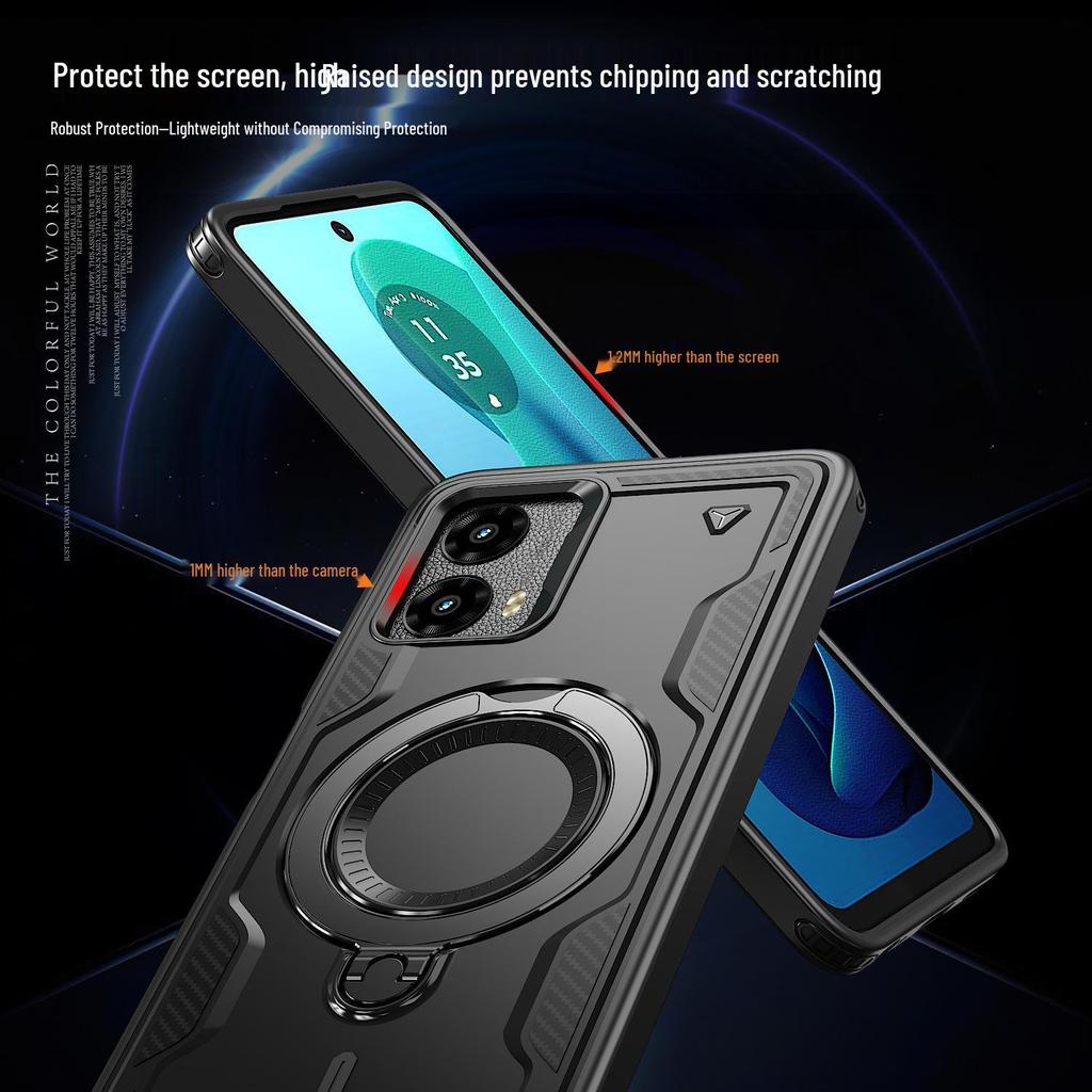 Motorola Moto G 5G 2024 Cross-Border Magnetic Stylus Anti-Drop Case
