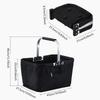 Grocery Shopping Basket 26L Foldable Grocery Storage Container Market Shopping Basket For Supermarket Camping Picnic Travel Home