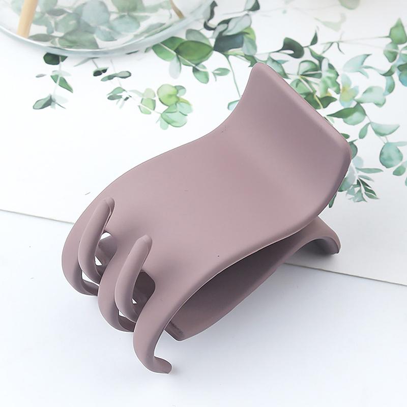 Minimalist Frosted Small Grab Clip Ponytail Hair Clip Versatile Side Hair Clip