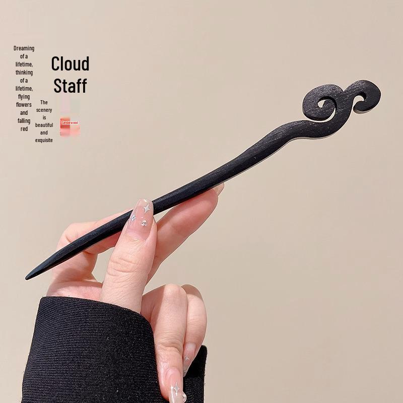 Ancient Chinese-Style Hanfu Hair Accessories: Elegant Updo Hairpins with Tassels for Women