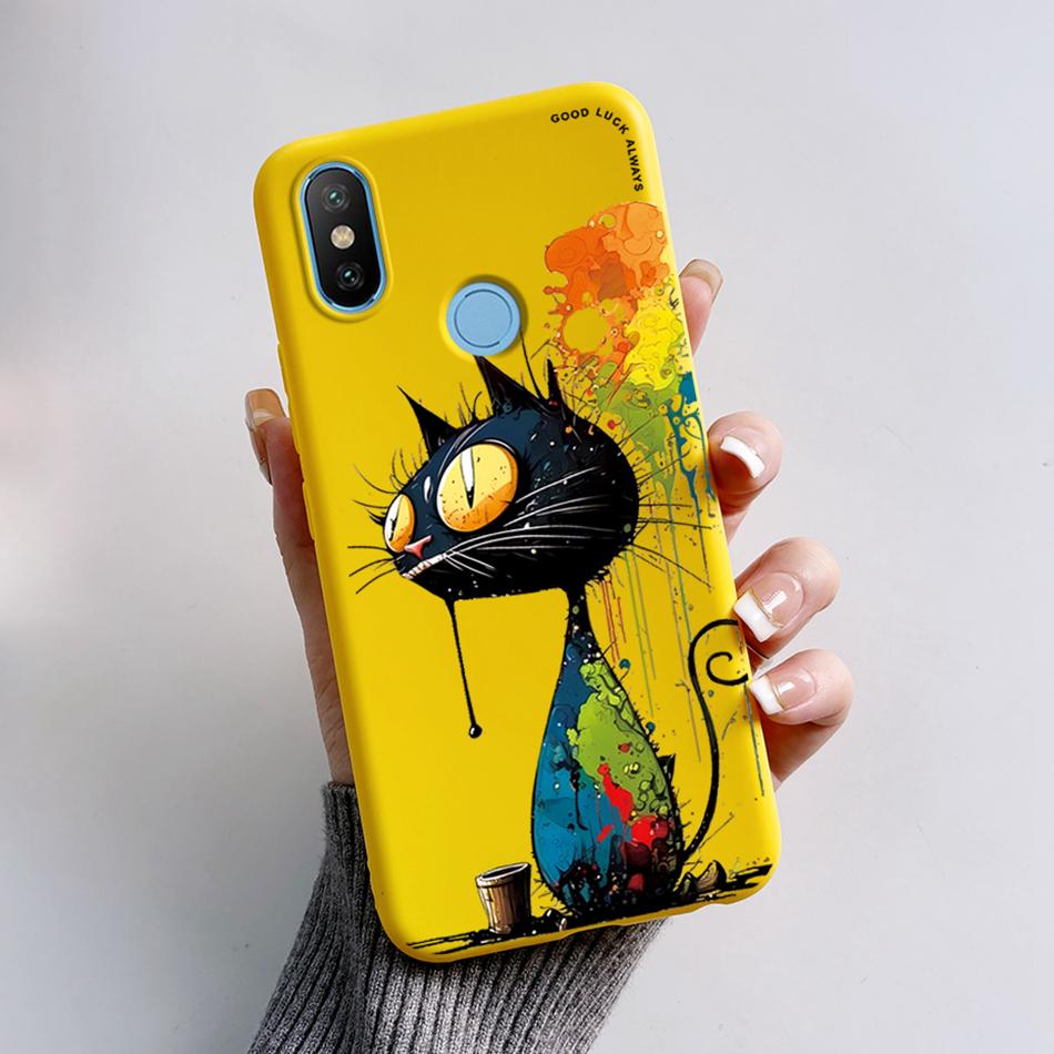 Case For Xiaomi Mi A2 Lite MiA2 Cute Bear Cartoon Frog Soft Silicone Phone Case Bumper For Xiaomi Mi A2 Lite A2lite Back Cover