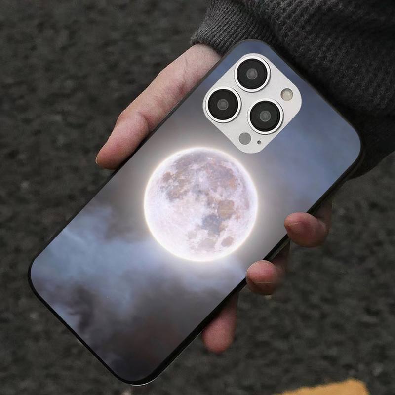 Moon Phone Case For Iphone 7 8 Plus X Xr Xs 11 12 13 Se2020 Mini Mobile Iphones 14 Pro Max Case