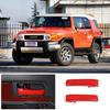 2PCS Red Inner Door Handle Open Cover Trim For Toyota FJ Cruiser 07-21