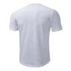 Men's Summer Hip Hop Streetwear Solid Color T-Shirts Bamboo-Handled Henry Collar Casual Button Short Sleeve Top Tees