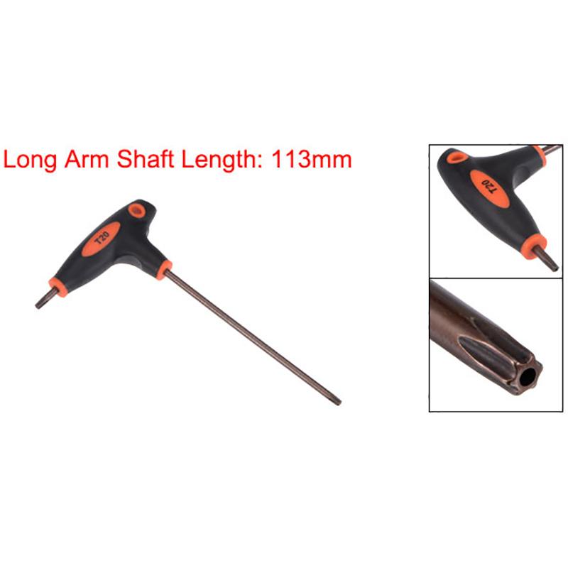 1pc T20/T25/T50/T27/T15/T10 Metric Hex Wrench Key T-type Dual End Wrench Spanner Tools Universal S2 Steel Hex Wrench