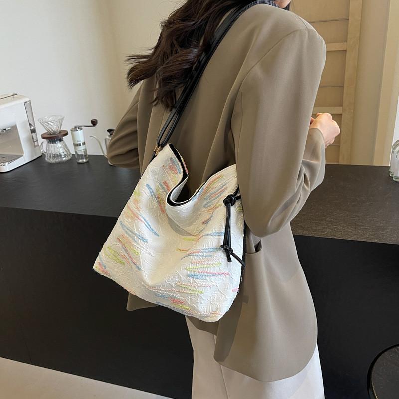 Trendy Ins Style Womens Shoulder Bag In Black Beige Yellow Blue And Pink For Everyday Use