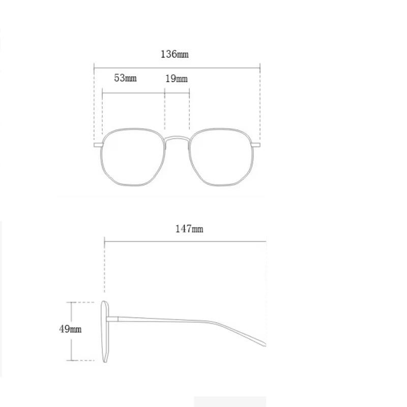 Non-polarized Vintage Round Sunglasses Women Men Ircular Sun Glasses Female Round  Eyewear for Male Female Eyeglasses