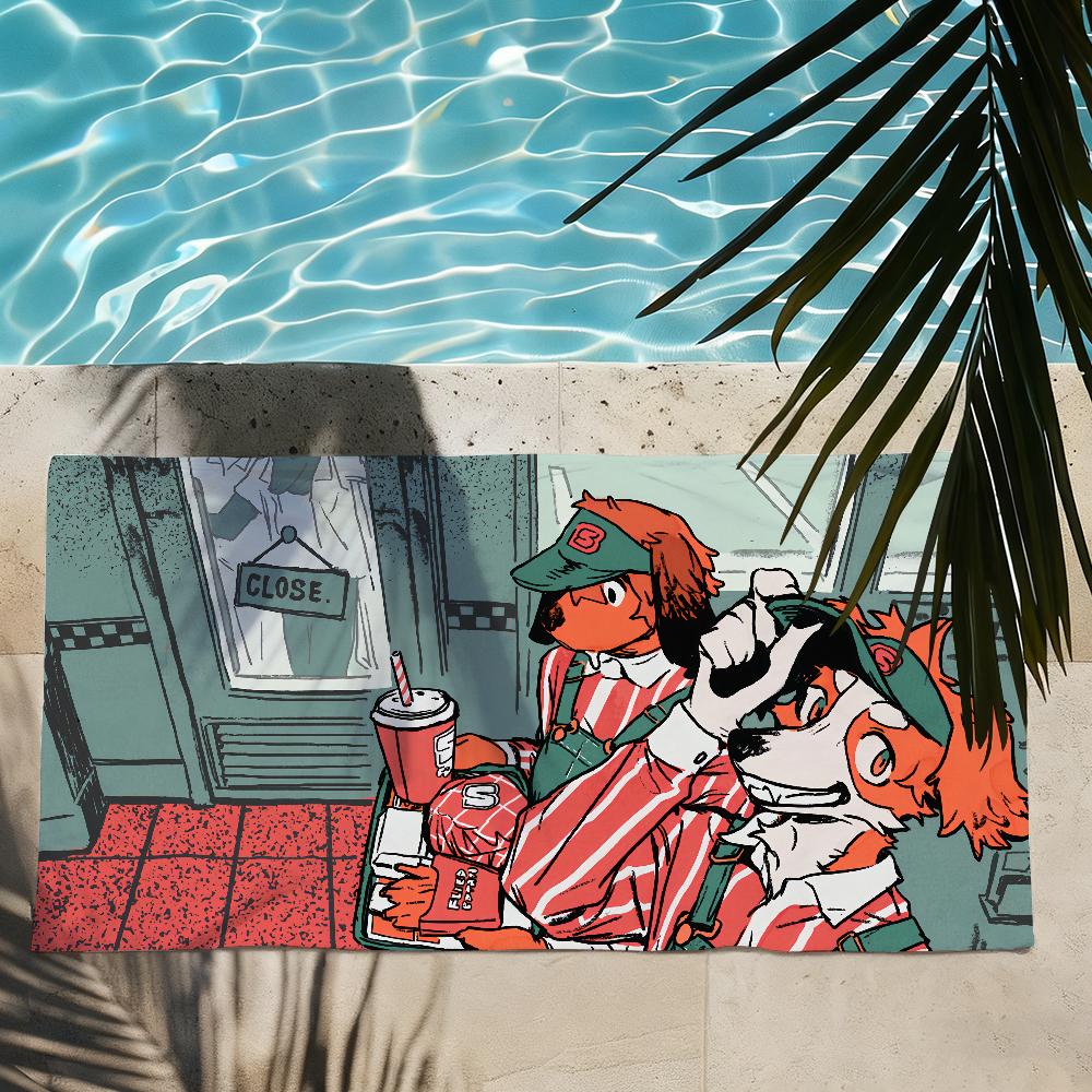 M-Mucknagabe N-Nagabe Art Towel Shower Sauna Travel Spa Quick Dry Gym Accessories Soft Large Beach Towels