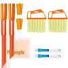 Removable Washable Dusting and Slit Cleaning Brush Set for Air Conditioner Vents, Blinds, and Windows