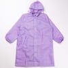 Ogawa Kids Raincoat for Girls, 150cm, Olive Des Olive Purple Dot, Can Be Worn Over