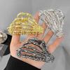 Ghost Metal Hand Grip Hair Clip Fashion Simple Claw Clip French Gift Headdress