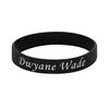 Douyin Popular NBA Star Signature Luminous Silicone Sports Bracelet/Wristband