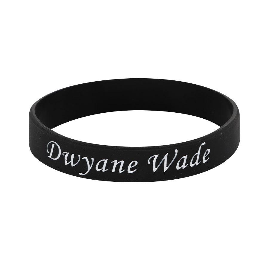 Douyin Popular NBA Star Signature Luminous Silicone Sports Bracelet/Wristband