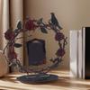 Acrylic Photo Frame with 360Degree Rotation Rotating Photo Holder Suitable for Enhancing Desktop Aesthetics and Styles