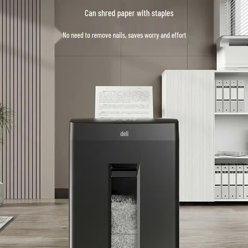 Deli GA583 Level 5 Micro-Cut Small Office Paper Shredder CN Plug (adapter Included)