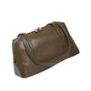 Crystal Vegetable-Tanned Cowhide Leather Crossbody Handbag - 2025 Autumn/Winter Soft Shoulder Tote